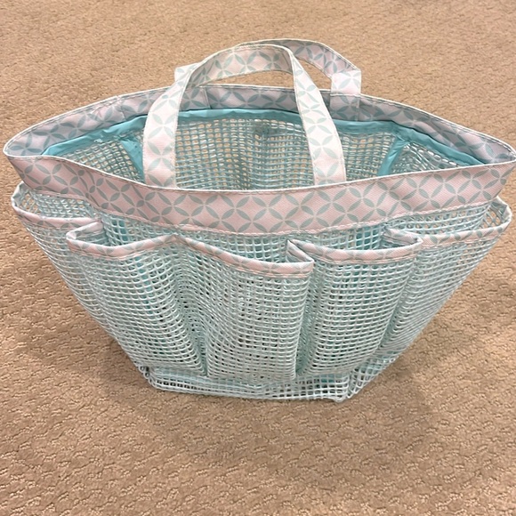 Bed Bath & Beyond Handbags - Bed Bath & Beyond Light Blue Shower Caddy